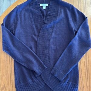 Coldwater Creek purple sweater set